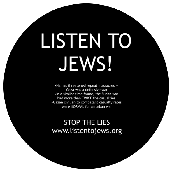 Listen To Jews sticker